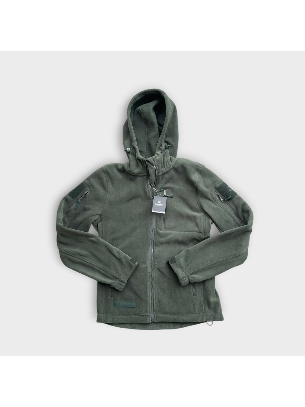 BAERSkin Tactical Supply Co. Fleece Jacket Hoodie Women’s Small Dark Green New